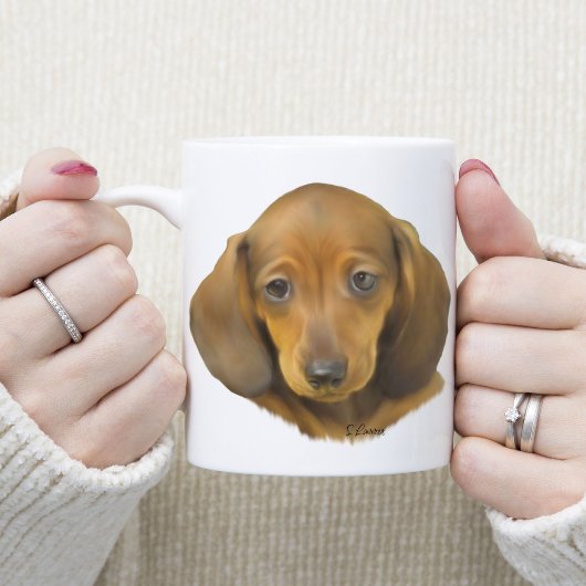 Dachshond Puppy Koffiemok