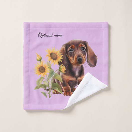 Dachshond Puppy Washandje (Wasdoekje)