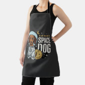 Dachshond Ruimte Hond Astronaut Vector Schort (Insitu)