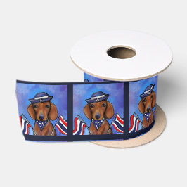 Dachshond Satijnen Lint