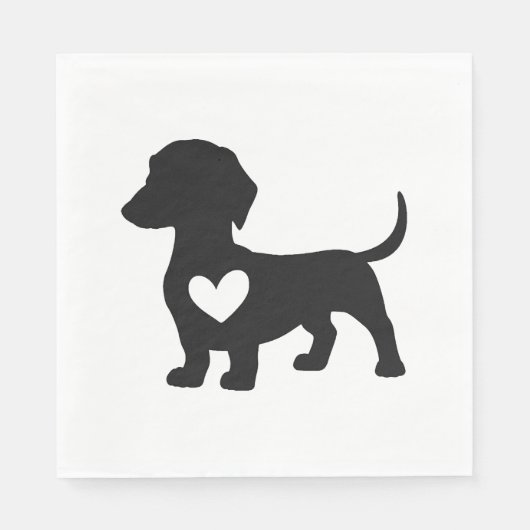 Dachshond Servet (Voorkant)