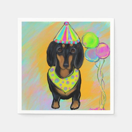 Dachshond Servet (Voorkant)