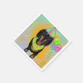 Dachshond Servet (Hoek)