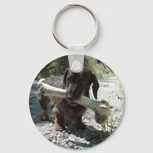 Dachshond Sleutelhanger (Voorkant)