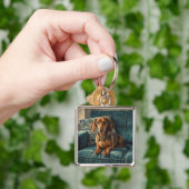 Dachshond Sleutelhanger (Hand)