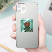Dachshond     sticker (Telefoon)