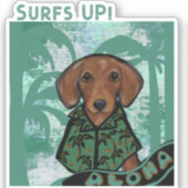 Dachshond     sticker (Voorkant)