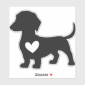 Dachshond sticker (Vel)