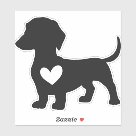 Dachshond sticker (Vel)
