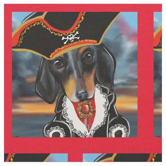 Dachshond Stof (Close Up)