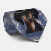 Dachshond Stropdas (Opgerold)
