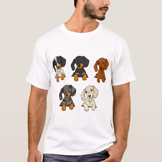 Dachshond T-shirt (Voorkant)