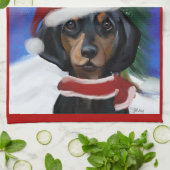 Dachshond Theedoek (Gevouwen)
