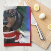 Dachshond Theedoek (Quarter Fold)