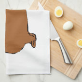 dachshond theedoek (Quarter Fold)