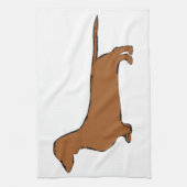 dachshond theedoek (Verticaal)