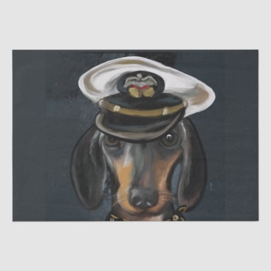 Dachshond tissuepapier (Voorkant)