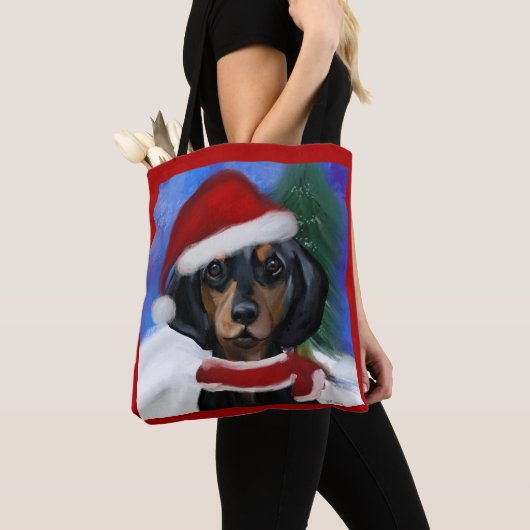 Dachshond  tote bag (Dichtbij)