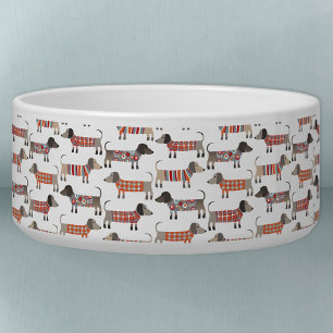 Dachshond worstelhond voerbakje