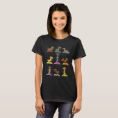 Dachshond Yoga T-shirt (Voorkant volledig)