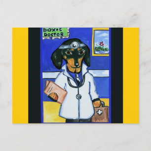 Dachshonden Briefkaart