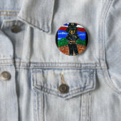 Dachshonden Ronde Button 5,7 Cm (In situ)