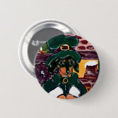 Dachshonden Ronde Button 5,7 Cm (Voorkant /achterkant)