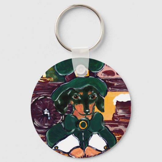 Dachshonden Sleutelhanger (Voorkant)
