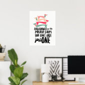Dachshonden zijn als Aardappelchips Poster (Thuiskantoor)