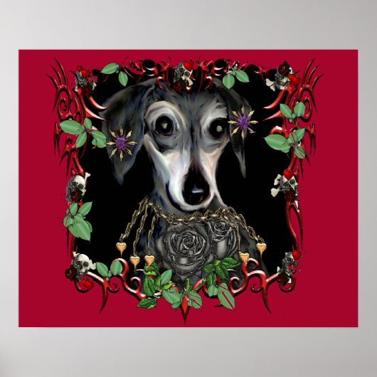 Dachshound Weiner Dog Poster (Voorkant)