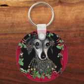 Dachshound Weiner Dog Sleutelhanger (Voorkant)