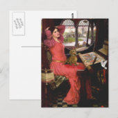 Dachshund 1 - Dame van Shalotte Briefkaart (Voorkant / Achterkant)