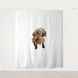 Dachshund 1 wandkleed