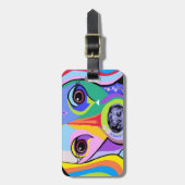 Dachshund 2 bagagelabel (Voorkant verticaal)