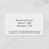 Dachshund 2 | Hondenverzorger Visitekaartje (Achterkant)