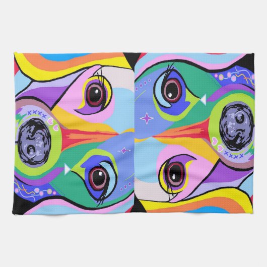 Dachshund 2 theedoek (Horizontaal)