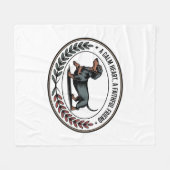 Dachshund A Calm Heart, A Faithful Friend Fleece Deken (Voorkant (Horizontaal))