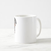 Dachshund (A) - Zwart en Tan Koffiemok (Voorkant rechts)