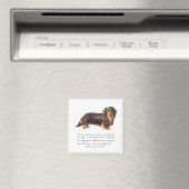 Dachshund Aandenken - Mannelijk Magneet (Insitu (Vaatwasser))