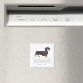Dachshund Aandenken - Vrouwelijk Magneet (Insitu (Vaatwasser))