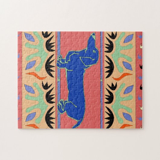 Dachshund abstract legpuzzel (Horizontaal)