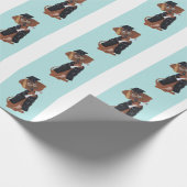 Dachshund Afgestudeerde Cadeaupapier (Hoek)