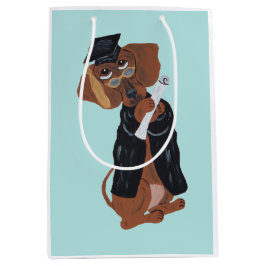 Dachshund Afgestudeerde Medium Cadeauzakje