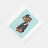 Dachshund Afgestudeerde Servet (Hoek)