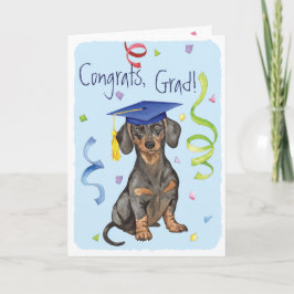 Dachshund Afstuderen Kaart