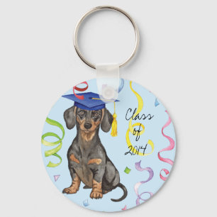 Dachshund Afstuderen Sleutelhanger