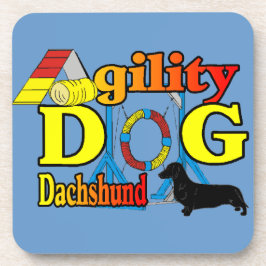 Dachshund_Agility Bier Onderzetter