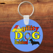 Dachshund_Agility Cadeaus Sleutelhanger (Voorkant)