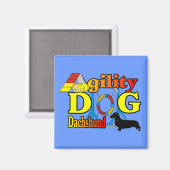 Dachshund_Agility Gifts Magneet (Voorkant / Achterkant)