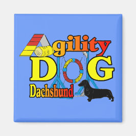 Dachshund_Agility Gifts Magneet